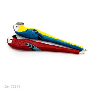 Factory Wholesale Hand Engraved Bird Head Gift Ball Pen