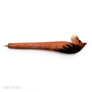 Hottest Professional Wooden Animals Head Ballpoint Pen