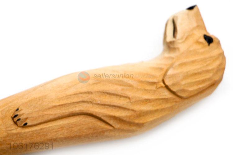 Best Quality Animal Head Wooden Ball-point Pen