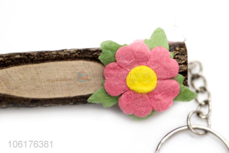 Direct Price Wood Kids Crafts Pencil Pen with Key Chain