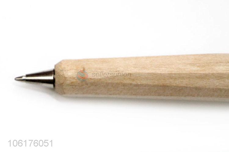 Factory Promotional Animal Head Wooden Ball-point Pen