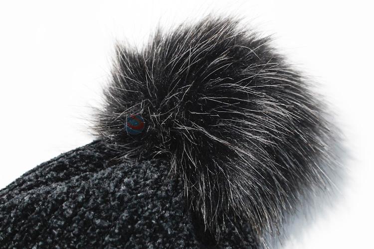 Hot Sale Winter Fashion Knitted Beanie Hat Pompom Hat