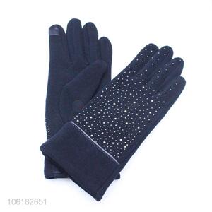 Popular Winter Outdoor Warm Gloves Wool Gloves For Women