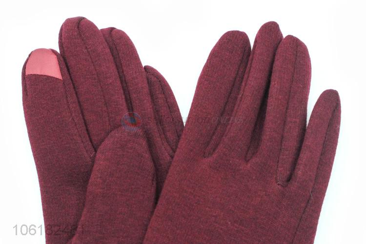 Cute Rabbit Ears Winter Warm Gloves For Women