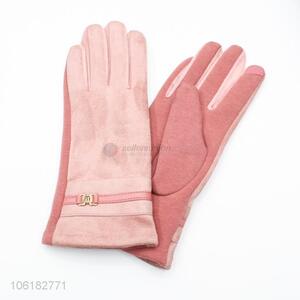 New Arrival Fashion Suede Gloves Ladies Warm Gloves