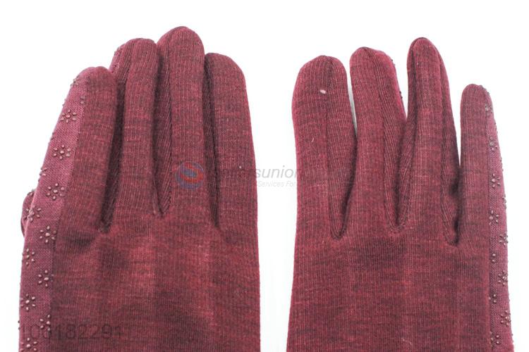 Fashion Design Leisure Holiday Warm Gloves For Women