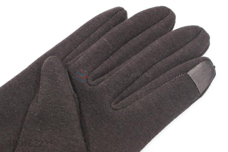 Custom Bowknot Design Winter Warm Gloves For Women