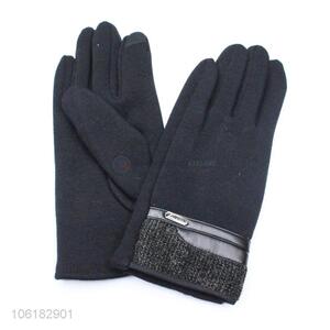 Custom Winter Touch Screen Gloves For Man