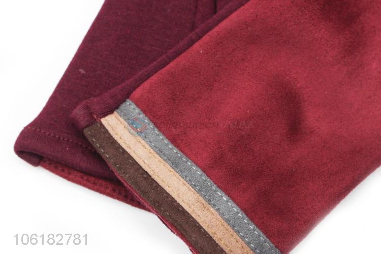 Good Sale Suede Gloves Winter Warm Gloves For Women