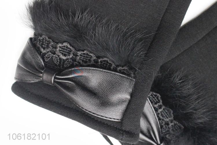 New Design Fashion Ladies Warm Gloves