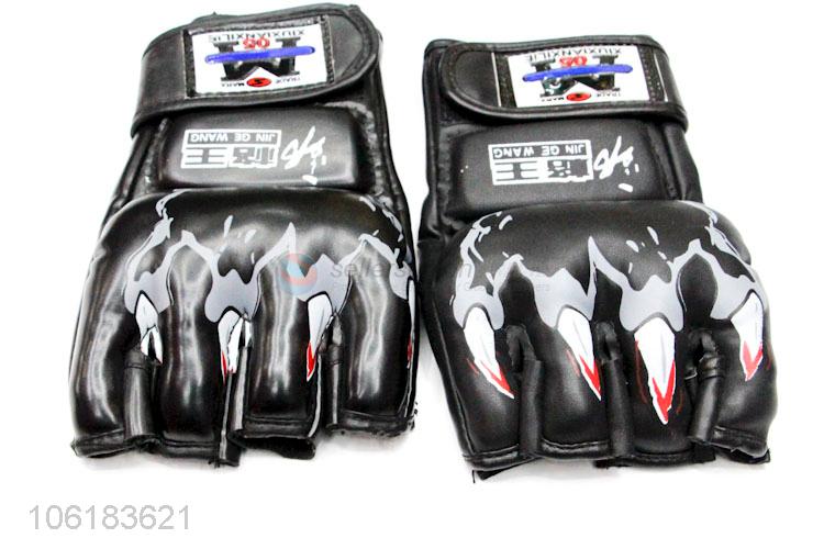 High quality pu boxing gloves fighting gloves for adults