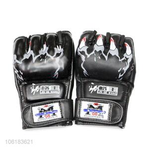 High quality pu boxing gloves fighting gloves for adults