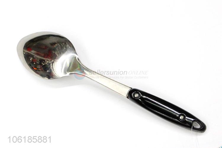 Popular design kitchen supplies stainless steel long rice spoon