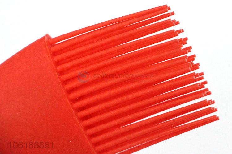 Bottom price food grade silicone bbq brush with wooden handle