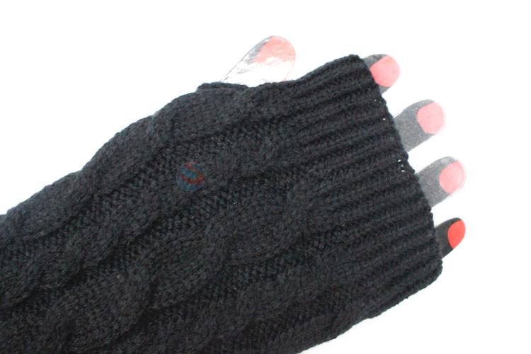 Direct Factory Warmer Knitted Arm Fingerless Long Gloves