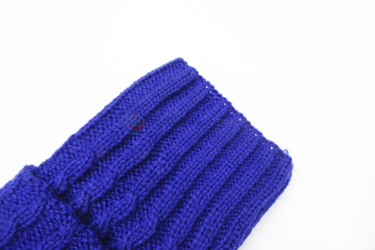 Wholesale Top Quality Women Winter Warmer Knitted Long Fingerless Gloves Mitten