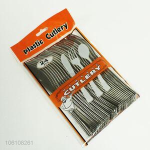 Bulk price 24pcs disposable plastic table knife