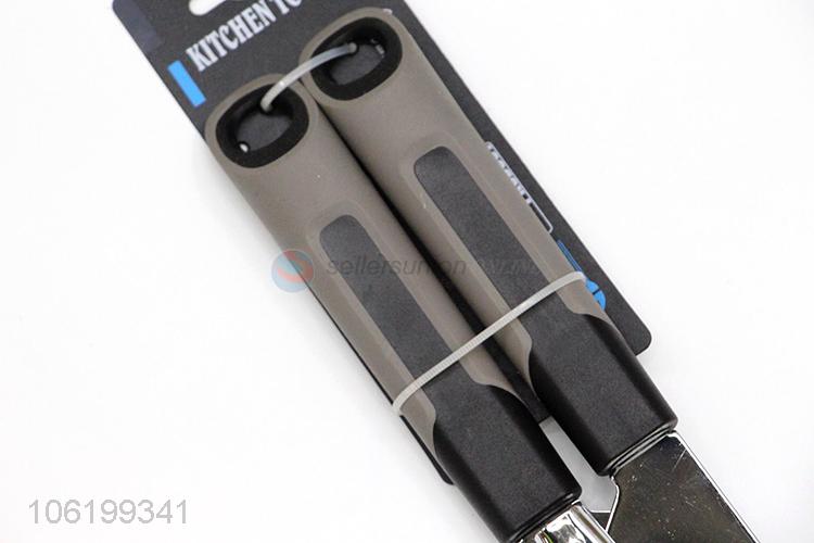 Multifunction Stainless Steel Can Opener With Plastic Handle