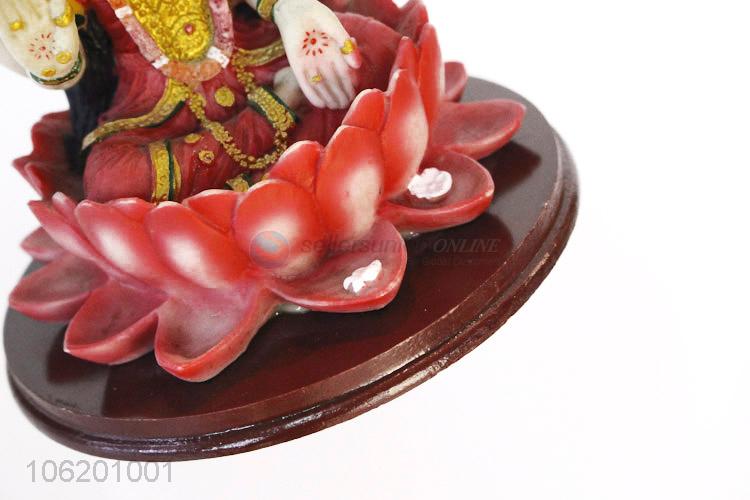 Best Price Hindu Goddess Lotus Blossom Ganesh Laxmi Lakshmi Statue Ganesh Statue