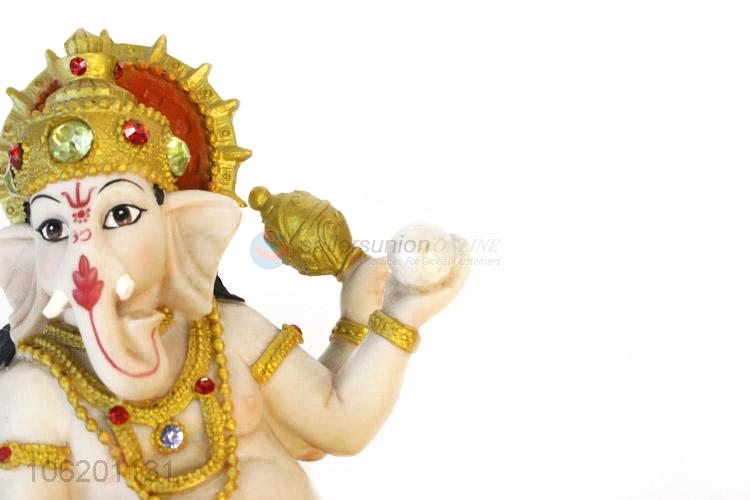 Factory Custom Home Decoration Gift Polyresin Resin Indian God Ganesh