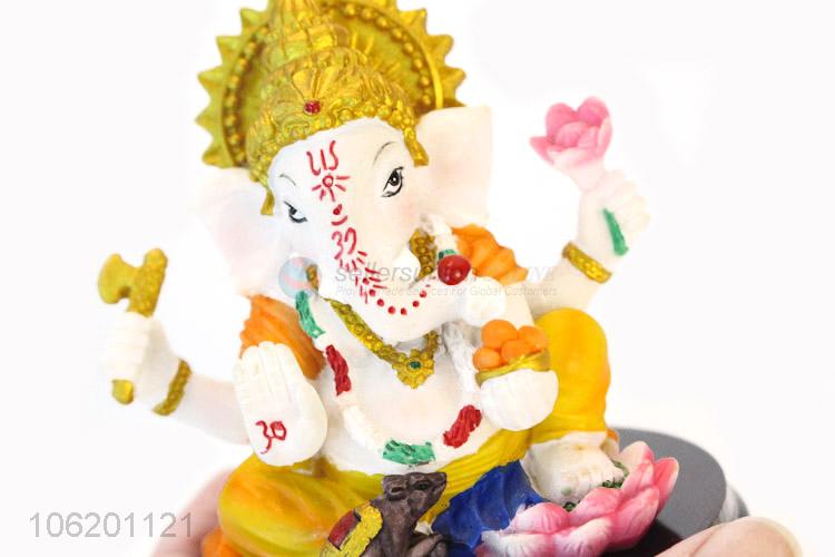 New Product Handmade Hand Painted Indian Home Decorative Gift Item Resin Idol Of Ganesha