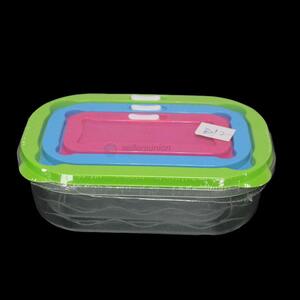 Good Quality 3 Pieces Plastic Preservation Box