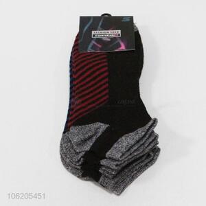 Competitive price 3pairs polyester knitted ankle socks