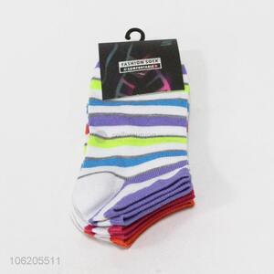 Premium factory 3pairs polyester knitted ankle socks