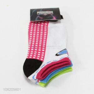 Suitable price 3pairs polyester knitted ankle socks