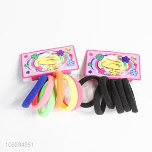 Best quality durable multicolor elastic cotton hair ring