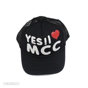 Best Sale Young Style Big Face Baseball Cap Breath Mesh Cap