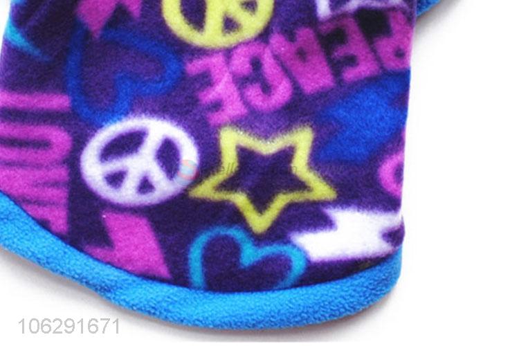 Competitive price soft winter warm dog clothes pet coats