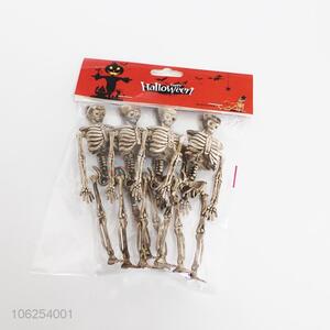 Wholesale 4pcs plastic skeletons for Halloweeen decor