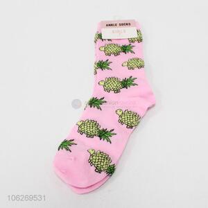 China supplier funny pattern women ankle socks