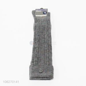 Hot selling women girls winter knittiing long socks