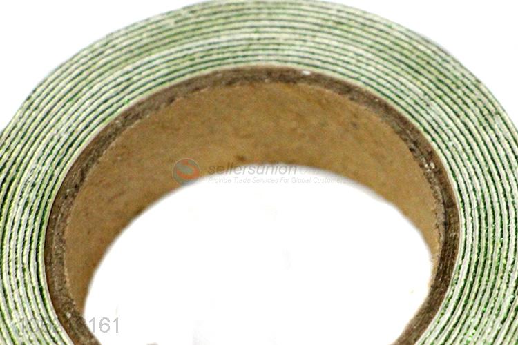 Wholesale green glitter adhesive tapes for decor