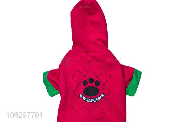 Lovely Design Colorful Cotton Hoodie For Dog