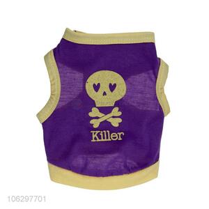 Custom Skull Pattern Pet Clothes For Dog