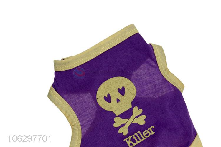 Custom Skull Pattern Pet Clothes For Dog