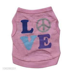 Lovely Printing Cotton Pet Vest Pet Clothes