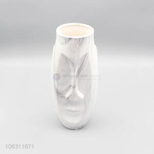 Factory direct supply decorative abstract human face ceramic vase