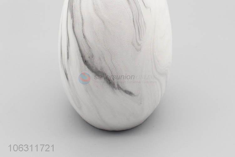 Recent design creative marbling ceramic vase for decoration