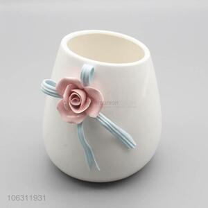 Low price home decor elegant flower ceramic vase