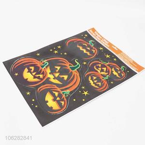 Promotional Halloween window decor pumpkin sticker