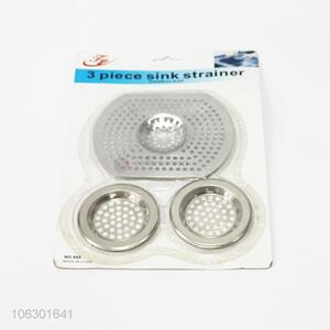 Good Quality 3 Pieces Sink Strainer Sink Mat