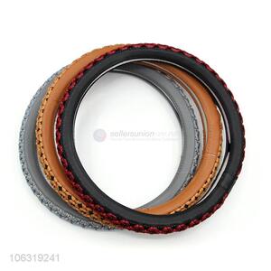 Hot sale pu material car steering wheel cover