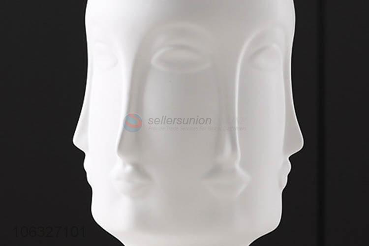 High Quality Human Face Ceramics Vase For Ornament