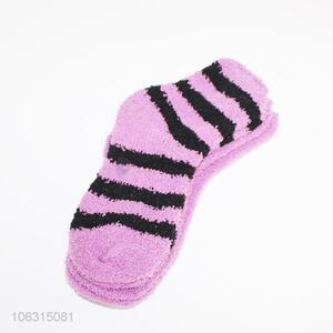 Hot sale 2pairs striped women winter warm socks