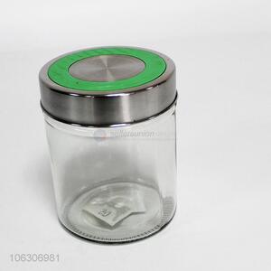 Good quality clear glass jar sealed jar candy jar