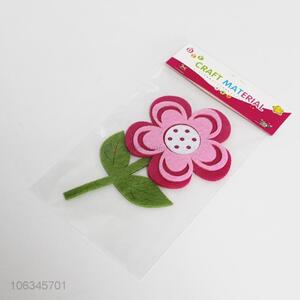 Unique Design Non-Woven Felt Flower Shape Crafts